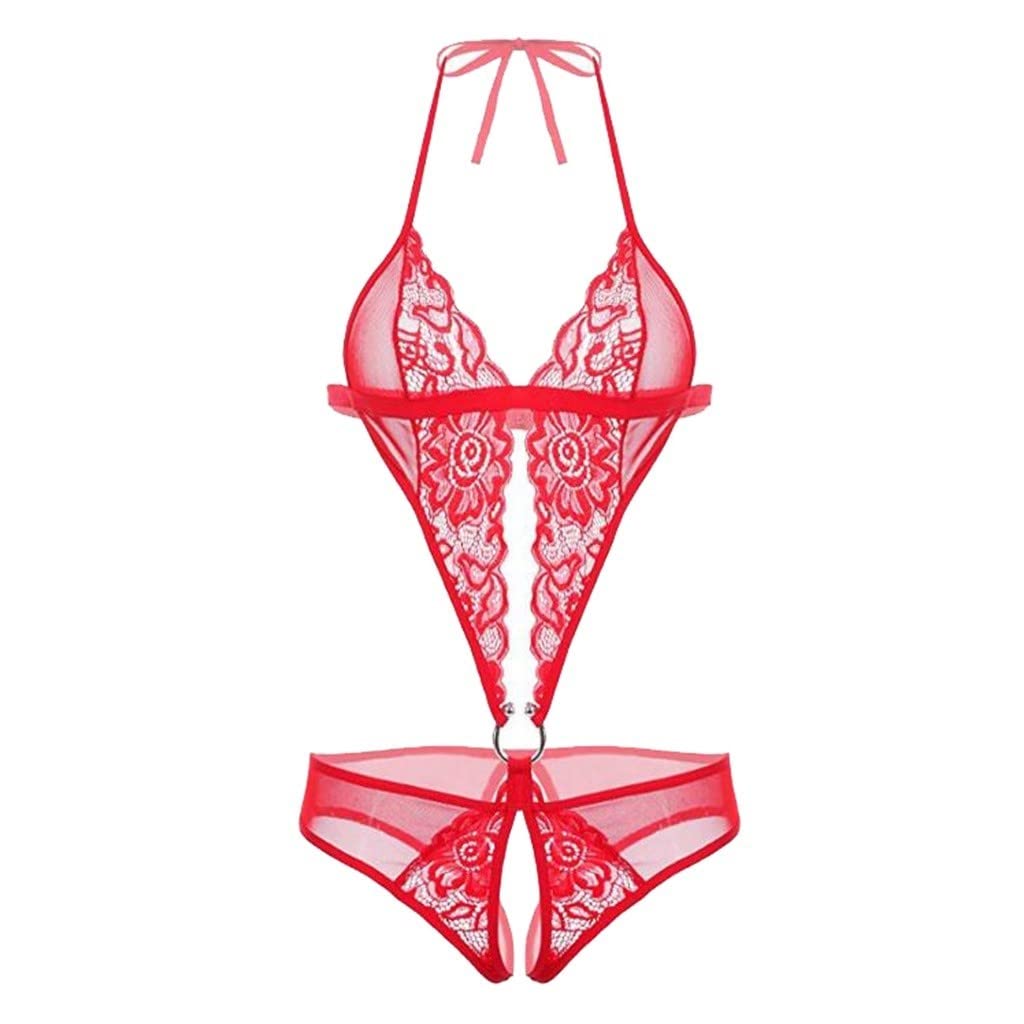 Body dentelle rouge grande taille pour une soirée cosplay d'Halloween réussie