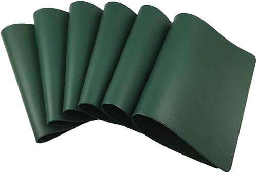 Miniatura 9 de WAZAIGUR Manteles individuales para mesa de comedor, impermeable, fácil de limpiar, antideslizante, aislamiento térmico de doble cara, duradero, de