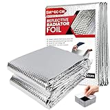 Magicbox Heizkörper Reflexionsfolie Selbstklebend 5m x 0.6m x 3mm,Isolierfolie Heizung mit Klebepads,isolierfolie dämmfolie,Dachisolierung Thermo ,Dämmfolie für Heizkörper,Dach,Garage,Fenster,Auto