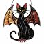 Black Cat With Bat