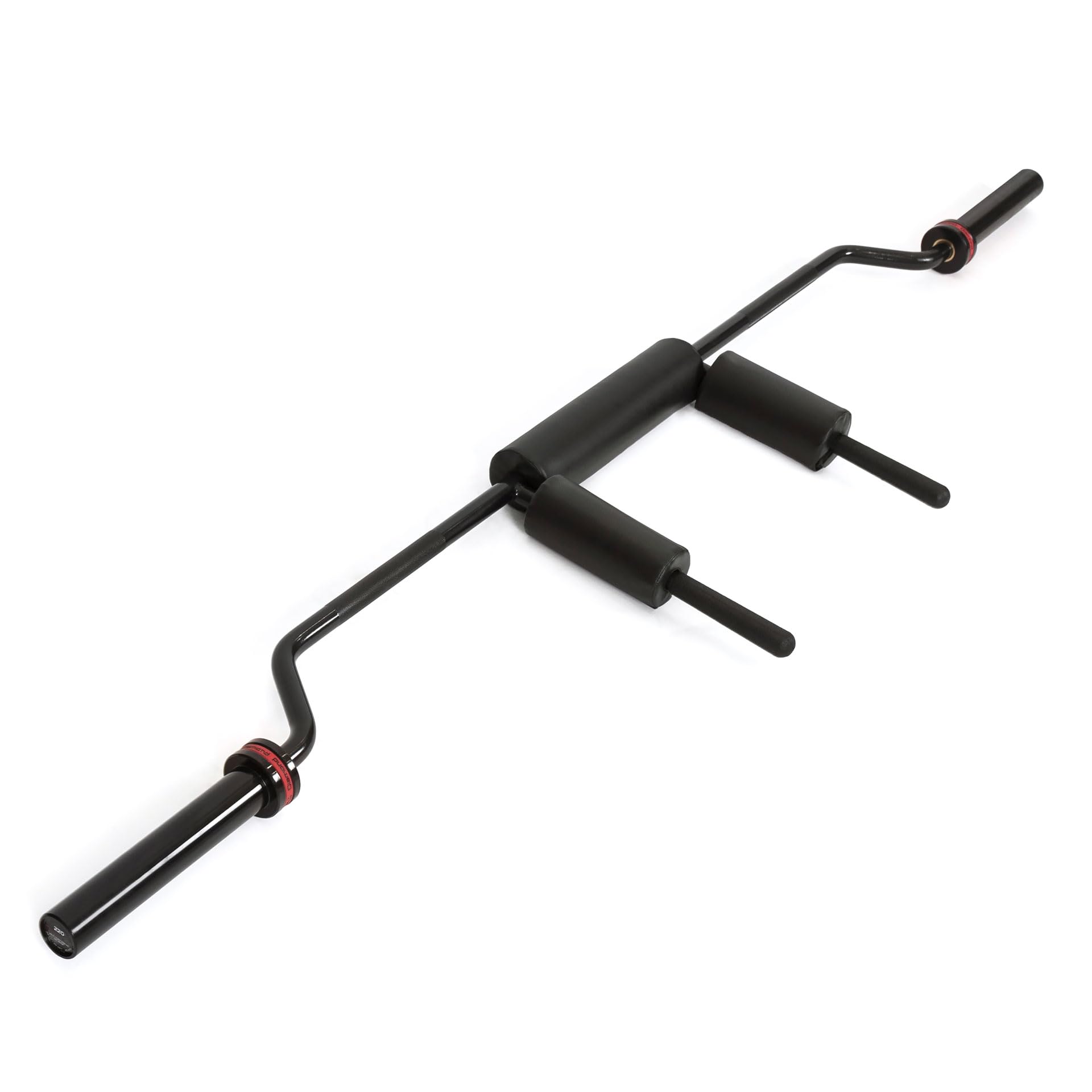 DIAMOND Bilanciere Safety Squat Comfort Superiore [220 cm, Max 250 kg] Ideale per Allenamento Low Body Ø Foro 50 mm