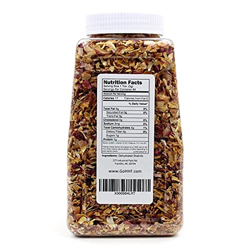 Harmony House Premium Dehydrated Shallots (8 oz, Quart Size Jar) - Thumbnail 4