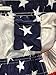 UZZI Men's Patriotic USA American Flag Swim Trunks L
