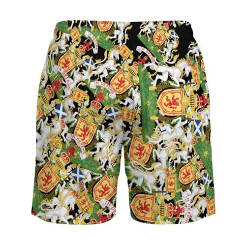 Pantalones cortos de playa Escocia hombre con bolsillos cómodos 6