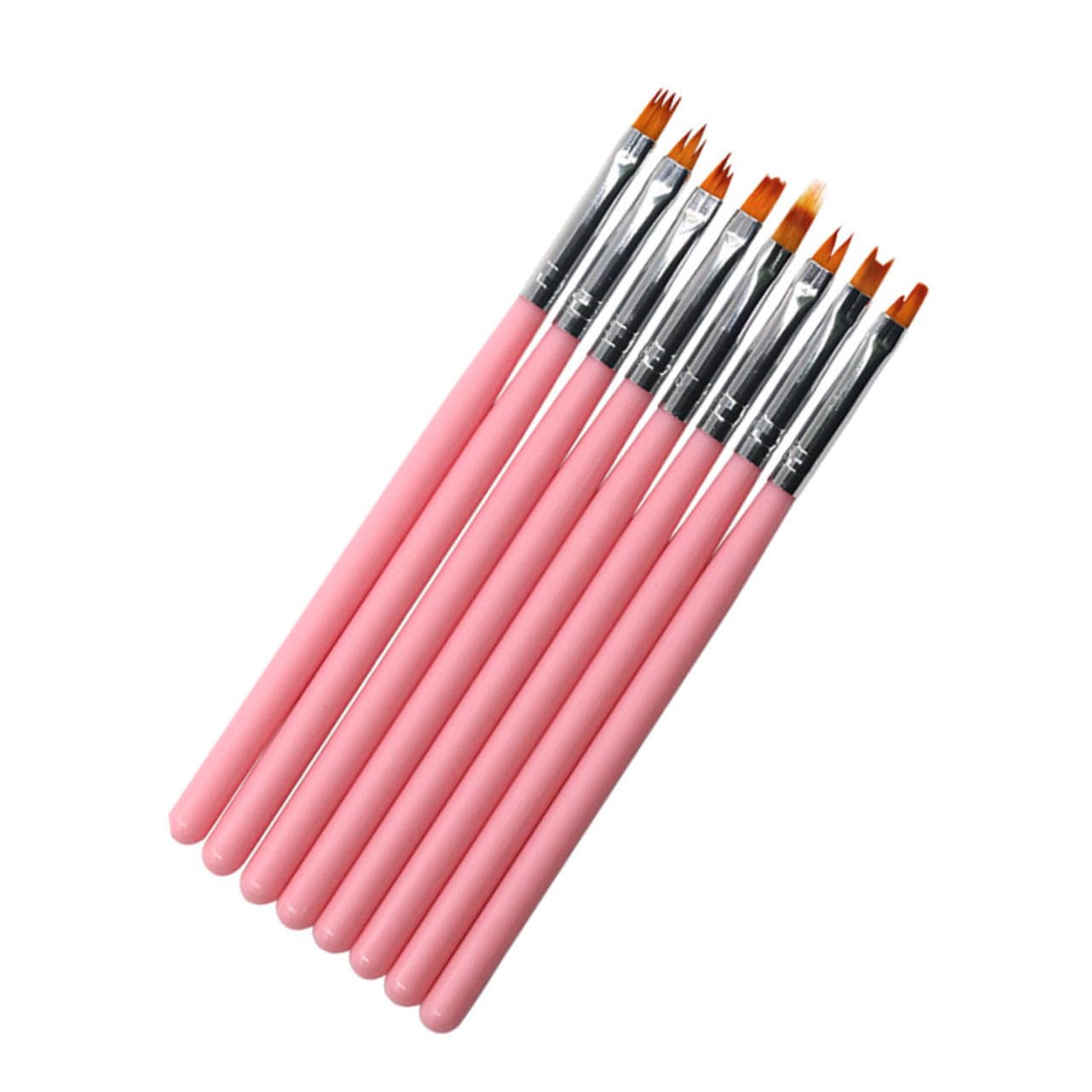 FRCOLOR 24piezas Pinceles Para Arte De Uñas Mango Herramientas De Manicura Para Uso Profesional y Doméstico Para Iniciantes y Amantes Del Nail Art