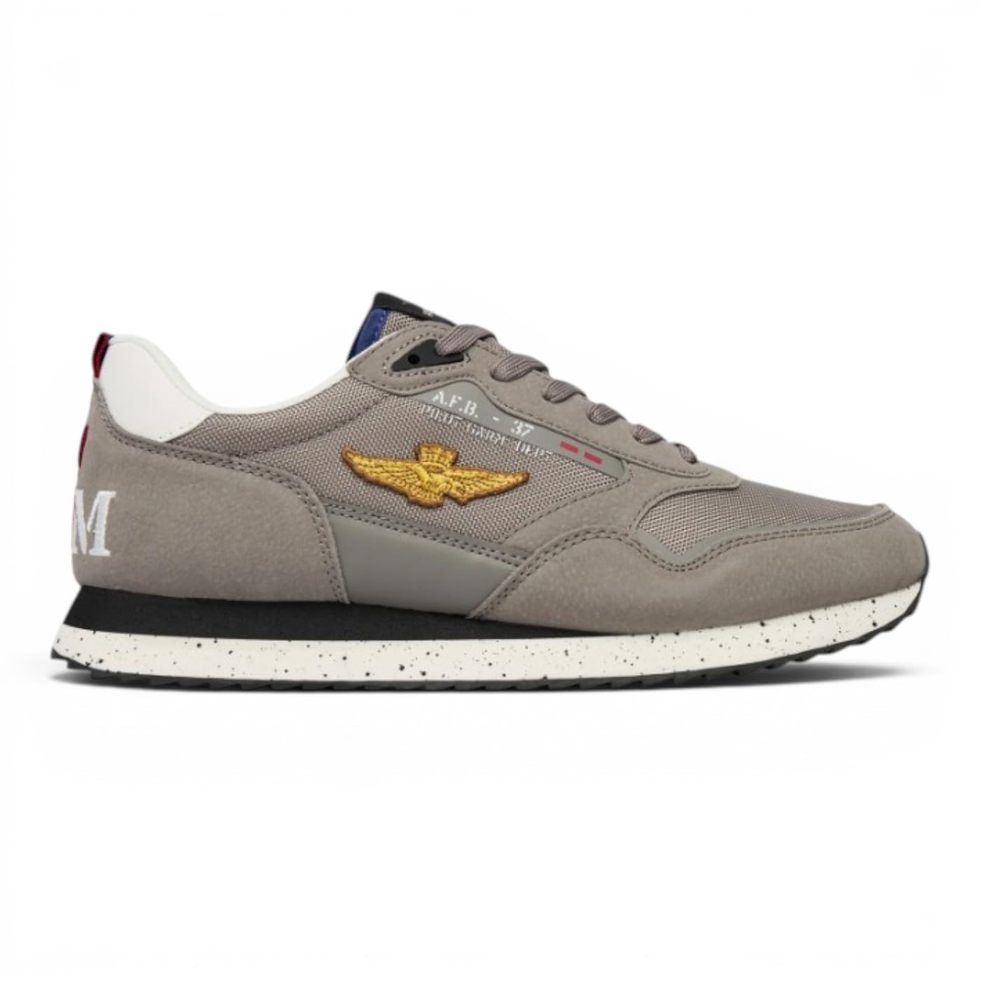 Aeronautica Militare Scarpe da Uomo, Sneakers con Patch AM e Aquila 261SC0288UCT03545