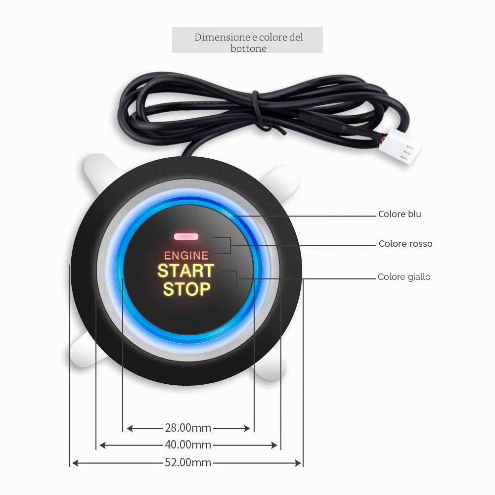 EASYGUARD EC003N-V Sistema di allarme di sicurezza per auto con PKE passivo keyless entry motore remoto start stop keyless go system versione universale DC12V