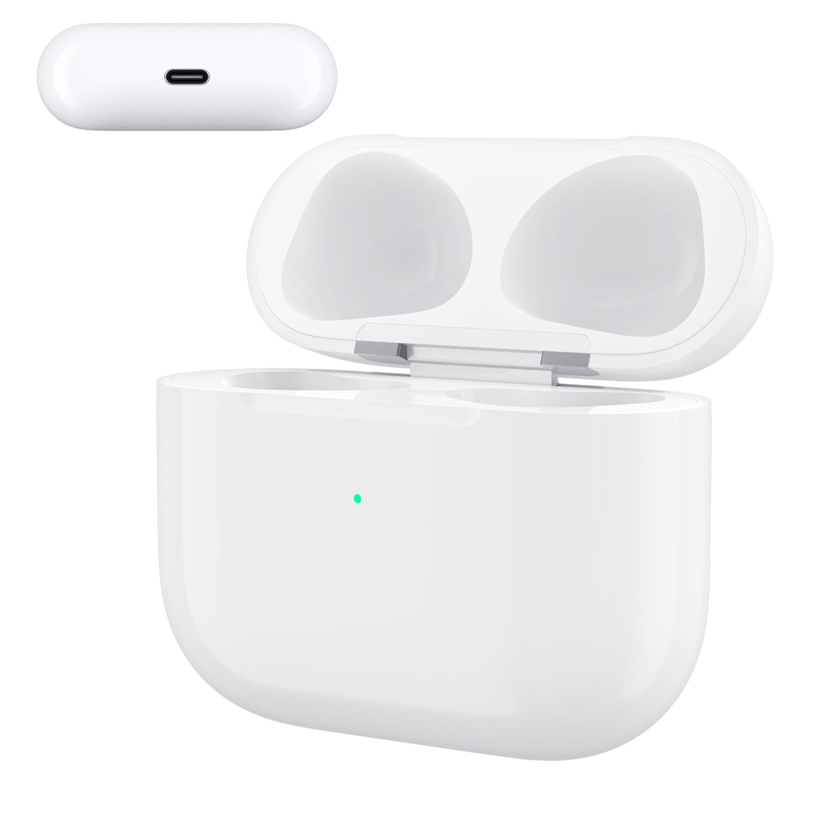 Kabellose Ladecase Kompatibel mit Air Pods 4 Generation, Charging Case mit Bluetooth Pairing Synchronisierungstaste für Air Pods 4 Neueste
