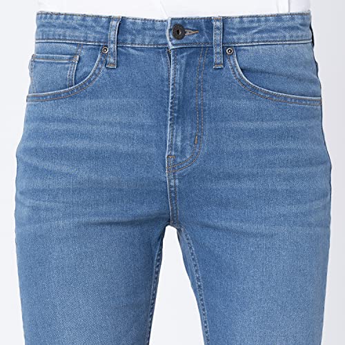 Image of Red Tape Men's Mid Blue Skinny Jeans