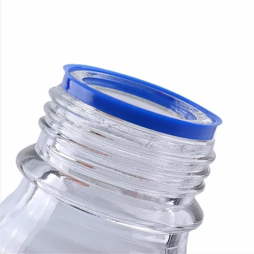 Équipements et fournitures de laboratoire Bouteille en verre transparent de 2000mL, bouteille remplacement for verrerie laboratoire 2L, col GL45