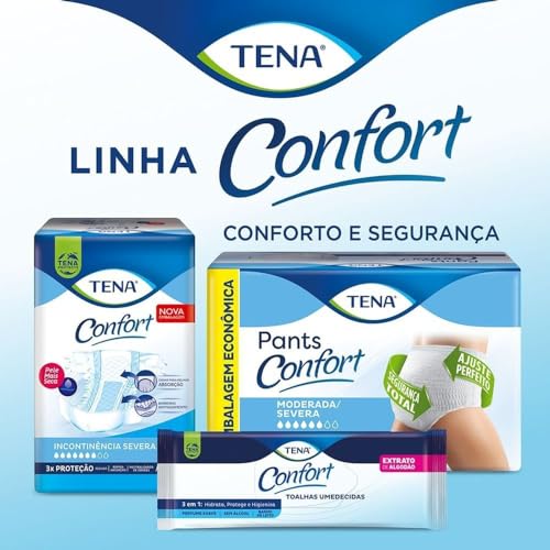 Tena Confort, Fralda Geriátrica para Incontinência Urinária, G - 8 unidades