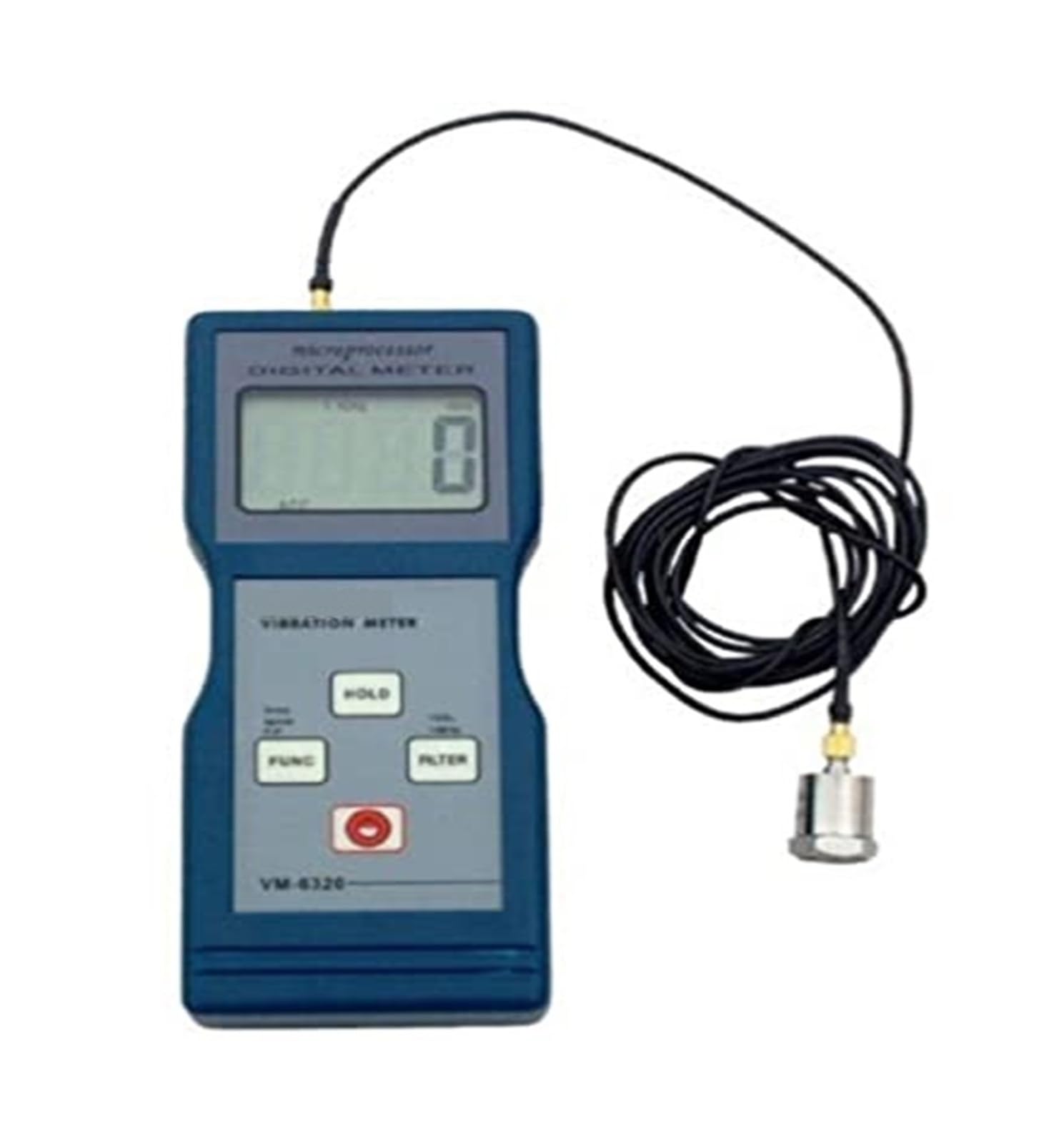 Vibrationsmesser, VM-6320 Vibrationsmessgerät Tester NDT Instrumente VM6320 (1 bis 10 KHz) / pp 0,1-200 mm/s