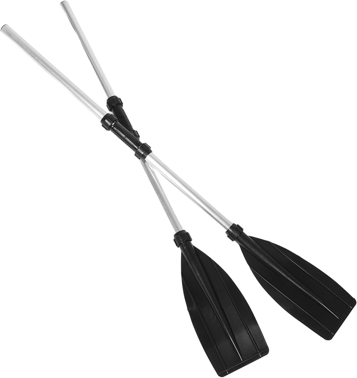 Yardwe 1Set Detachable Aluminum Alloy Kayak Paddles for Inflatable Boats Lightweight Durable Oars with Comfortable Non Slip Handle for Kayaking Boating and Canoeing Adventures