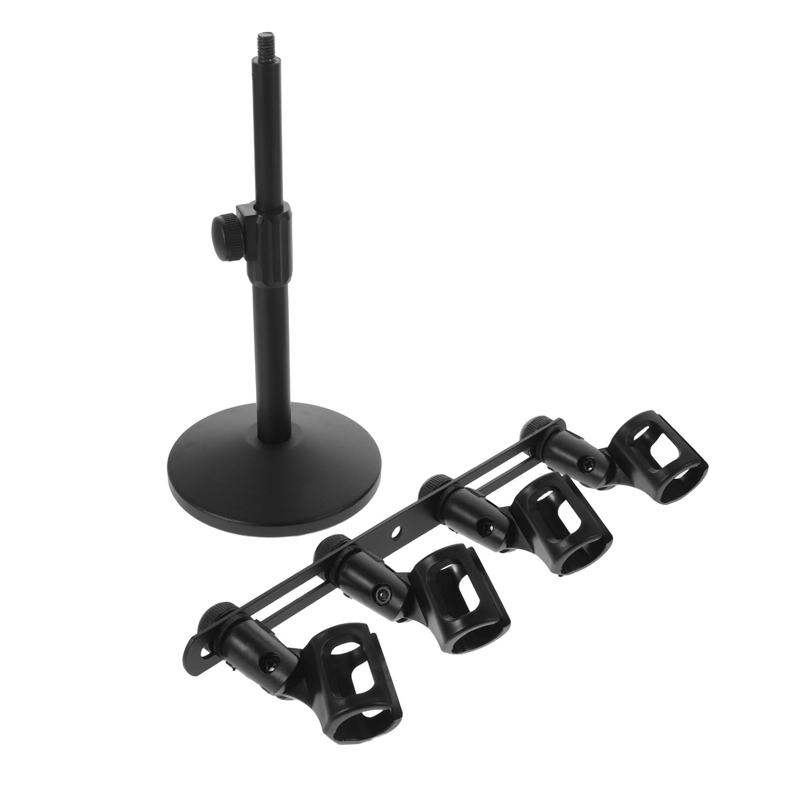 Elastyczny Stojak Mikrofonowy Biurko z Ramionami Uchwyt Do Podcastów Nagrywania i Transmisji Żywo Kompaktowy i Łatwy Montażu Mic Holder for Stand