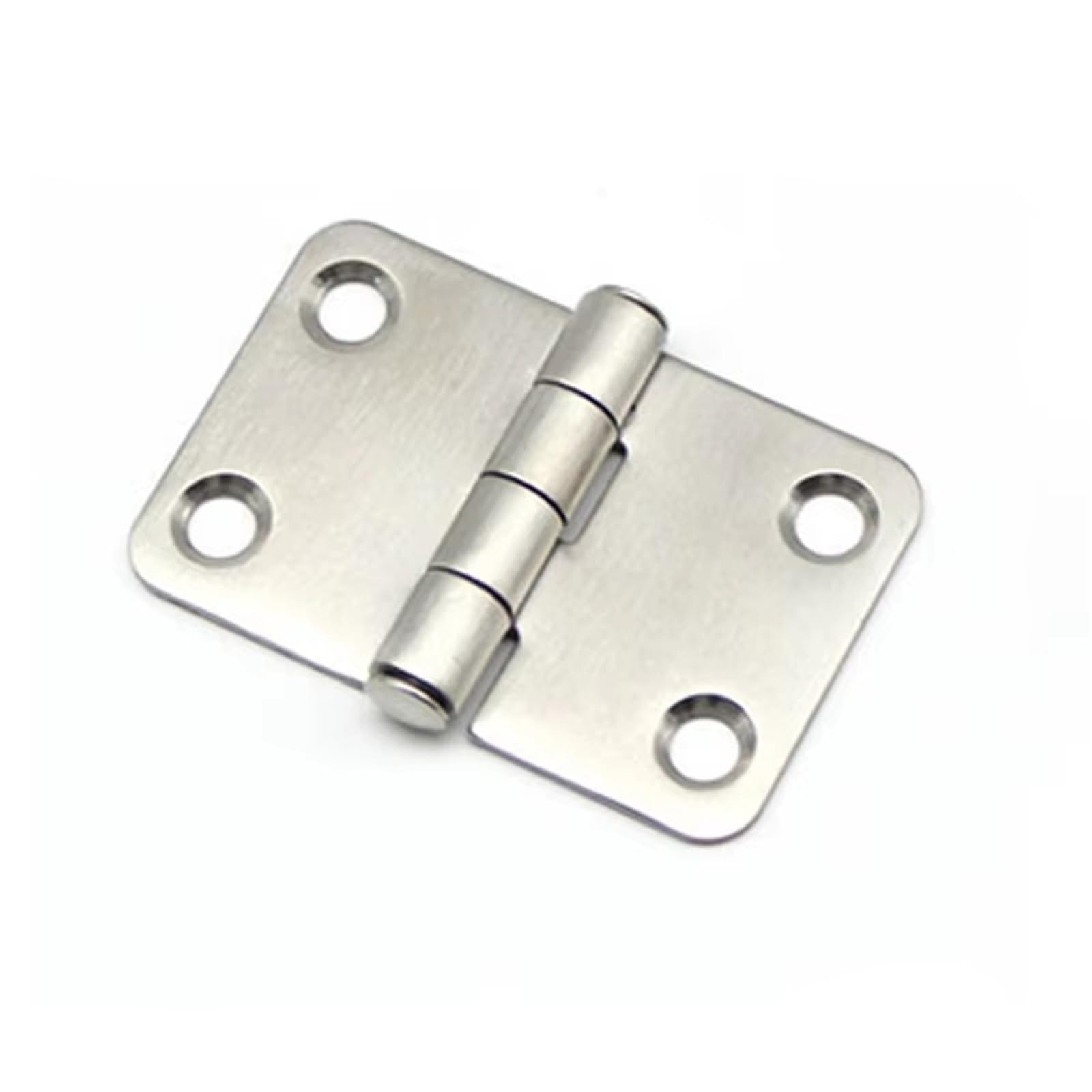 Rmwkrmogrf 304 Buffed 180 Degree Load-Bearing Door Hinge Cabinet Accessories 304 Stainless Steel Flat Open Folding Hardware 1Pcs(304 Buffed)