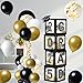 Graduation Decorations 2025 Graduation Party Decorations Set of 4 Boxes with 144pcs Balloons Arch Garland Kit Party Supplies for Any Grades Black