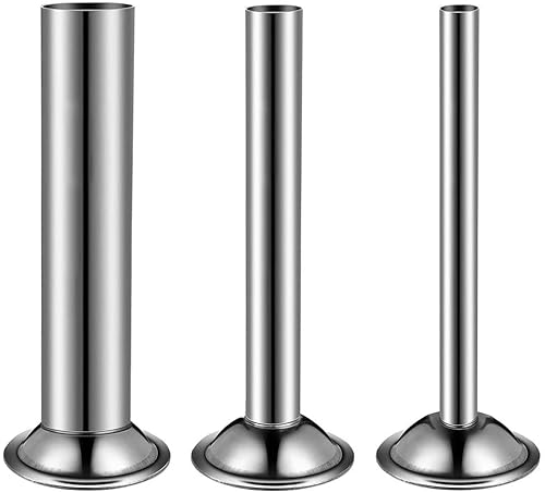 LNJ Wurstfüller Edelstahl Rohre, Füllrohr Wurstfüller,Fleischwolf Befestigung,Fleischwolf Füllrohre mit Trichteraufsatz,Für Wurstfüller Wurstfüllmaschinen Wurstpressen