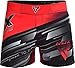 RDX MMA Blaze Shorts Stretch Clothing Training Cage Fighting Grappling Martial Arts Muay Thai Kickboxing Red