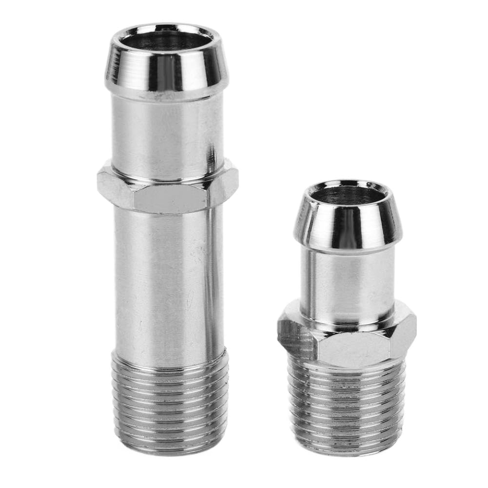 Conector de accesorios para mangueras de calentador, bomba de agua de 3/4 pulgadas, entrada de 5/8 pulgadas, Compatible con Auto, 2 uds.