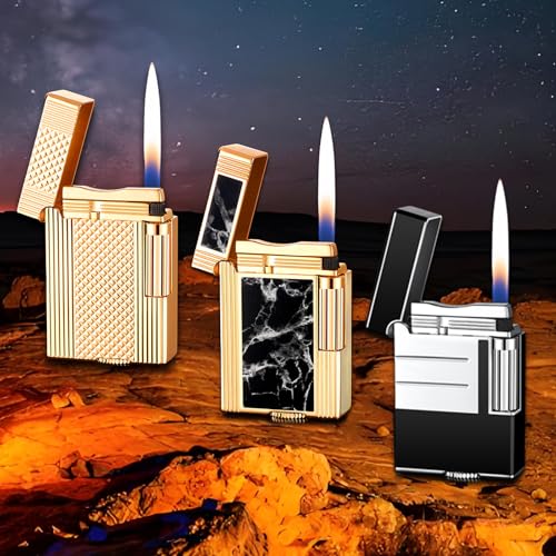 Encendedor Clásico De Aleación De Zinc Recargable miniatura 2