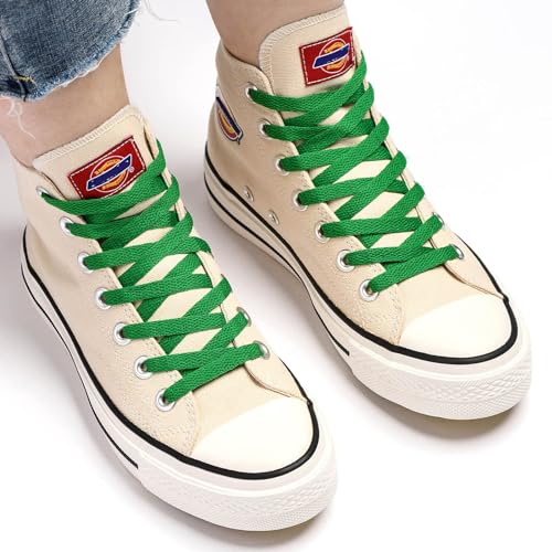 Image of Stepace [2 Pairs Flat Shoe Laces for Sneakers 30 inch-72 inch Length 26 Color Shoelaces