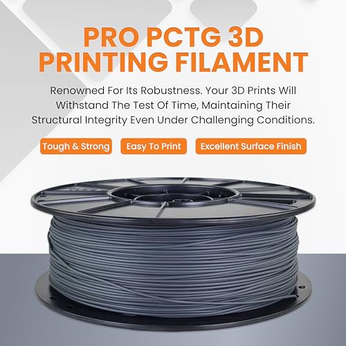 Image of 3D-Fuel Tough Pro PCTG Filament for 3D Printing, Better, Charcoal Gray