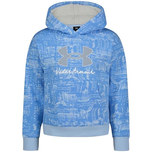 Image of Under Armour Girl's Pullover Fleece Hoodie Sweatshirt, Outdoor Collection