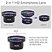 VICTONY Phone Lens Kit 0.45 x 110 Wide Angle 12.5 x Macro,2 in 1 Professional HD Camera Lens for iPhone 7/7 Plus/6s/6s Plus/6/5, Samsung and Most Smartphone