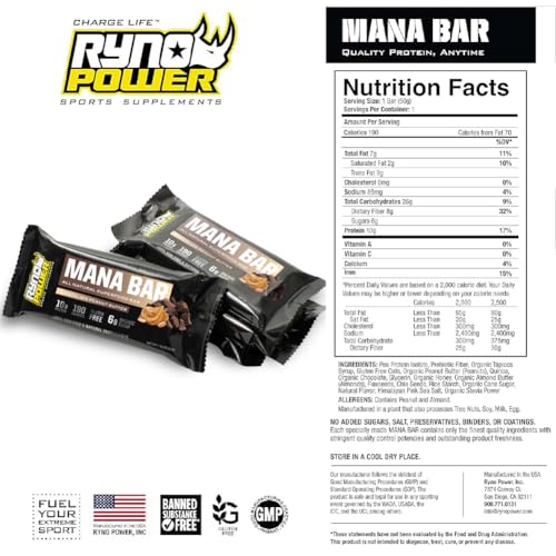 Barra Mana Protein Ryno Power Chocolate Caddy 12 unid miniatura 5