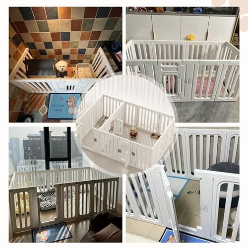 不明 ペットサークル 犬サークル 高さ60cm 14枚 143x93x60cm DIY の商品画像 8