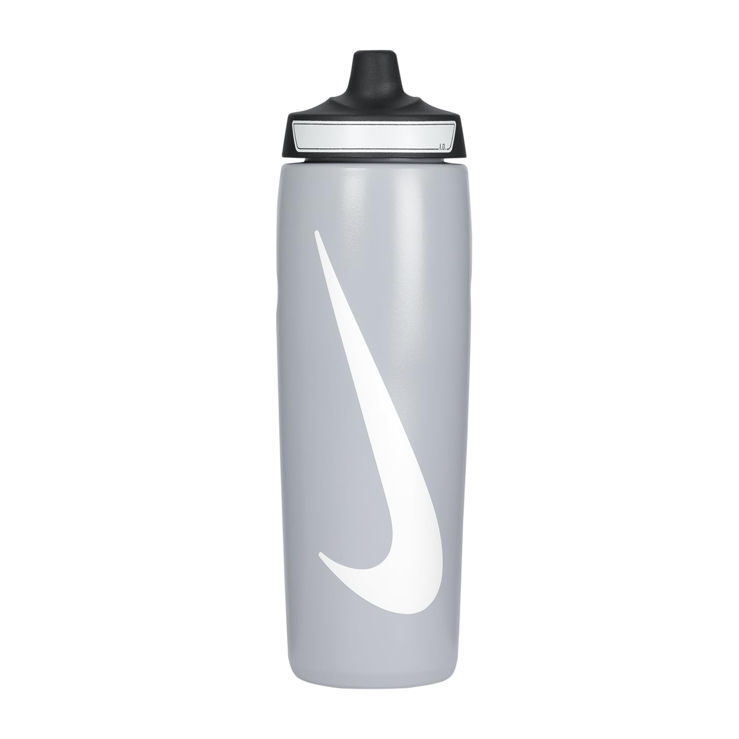 NIKE Refuel Bottle 24 oz Sports Bottle BPA Free Airtight (WOLF GREY/BLACK/WHITE)