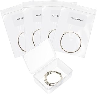 4 Pieces Silver Solder Wire 4 Types Soldering...,