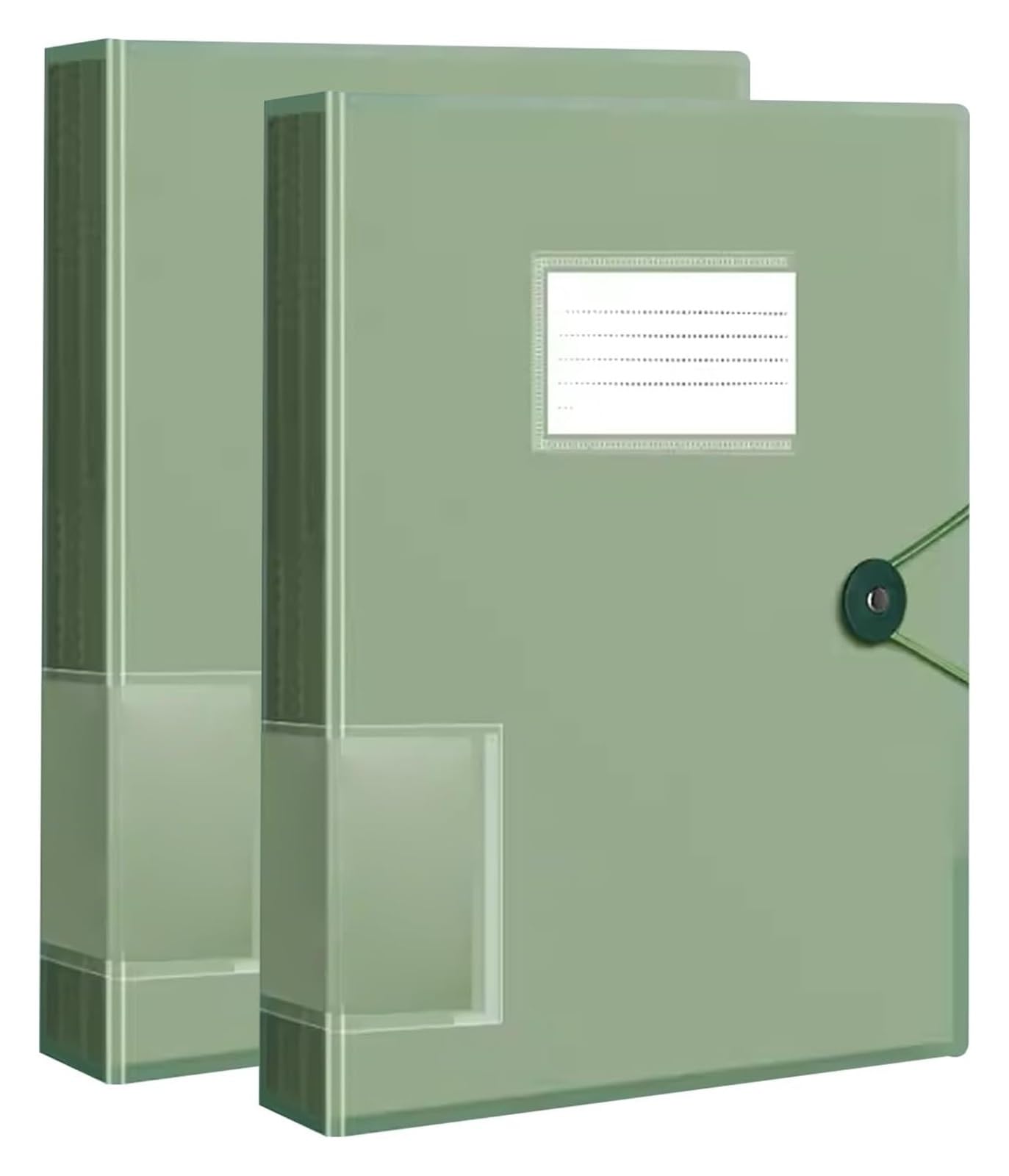 Chemises de présentation A4, Lot de 2 classeurs à pochettes A4, 60 compartiments, multicolore