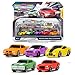 Pack de démarrage Micro Machines, Drag Race Classics - Comprend 5 véhicules, Voitures de Course et Voitures de Police - Collection de Voitures Jouets Micromachines