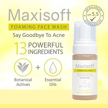 LOGY Anti Acne & Anti Pimple Foaming Face Wash (100 ml) | with Salicylic Acid 1.2% & Tea Tree Oil | Oil Free Salicylic Acid Face Wash | Paraben Free | Soap Free (100 ml - Pack of 2)