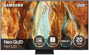 Samsung TV 65 Pulgadas Neo QLED QN74F 4K Mini LED Smart TV con Vision AI, Quantum Matrix Technology Slim y más de 500 Canales