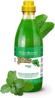 IV San Bernard Fruits Champú Menta 1L - Champú para Perros: Refrescante Menta y Vitamina B6, Desodorante y revitalizante, Pelaje Suave y Sedoso. Cuida de tu Mascota