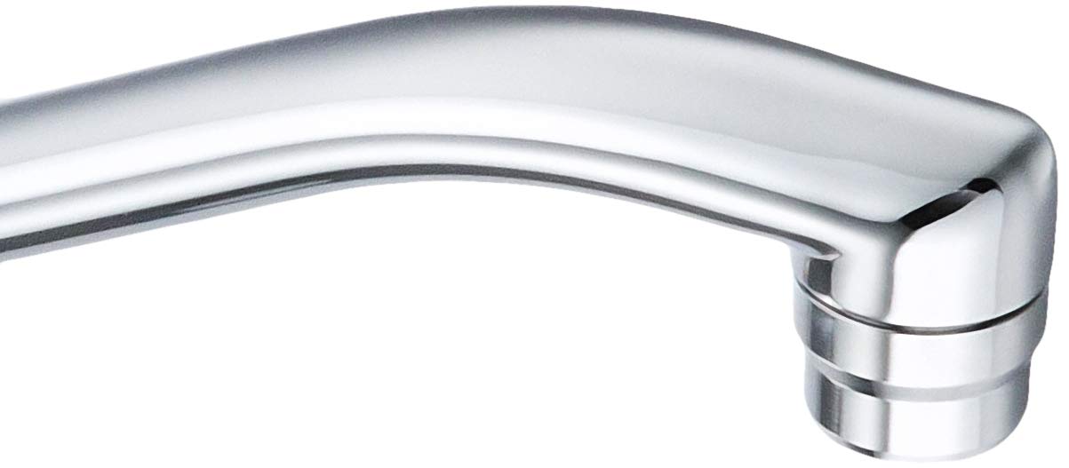 Amazon | KVK キッチン用シングルレバー式混合栓 吐水口長さ300mm 