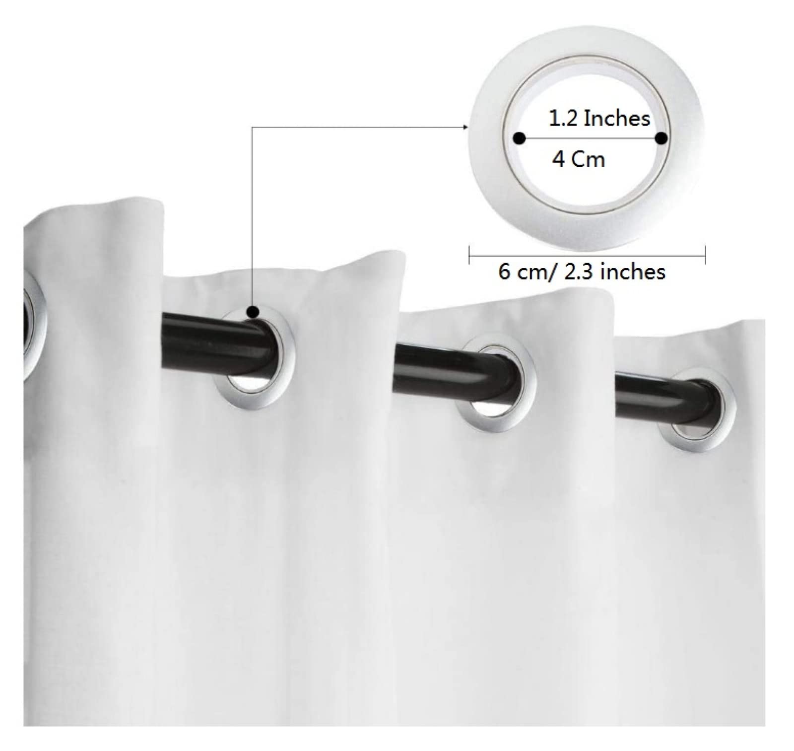 Vorhang Verdunkelung Vorhänge Zen-Orchidee Auf Stein：Verdunklungsvorhänge mit Ösen 2Er Set Sonnenschutz Thermogardine für Wohnzimmer Schlafzimmer Fenstergardinen 110x215cm