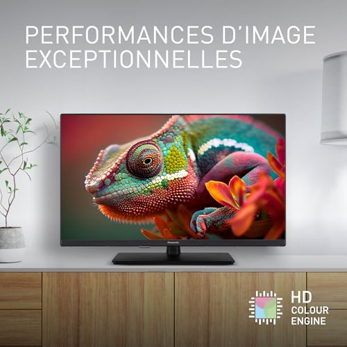 Panasonic TV-24S50AEZ, Série S50 24 Pouces HD LED Smart TV, 2024, Fire TV, HD Colour Engine, HDR, Contrôle Vocal Alexa, Mode Jeu, Lecteur Média, pour Une Expérience Visuelle Exceptionnelle