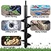 Otoolling 4 x 16'' Heavy Duty Auger Drill Bit for Planting, Garden Spiral Drill Bit, Bulb Planter Tool & Post Hole Digger, Fit 3/8