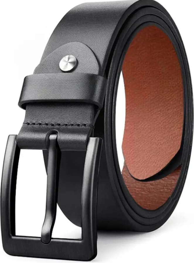 A_E_Belt For Men_PU SINGLE LUPPI BLACK FREE SIZE-picture-28