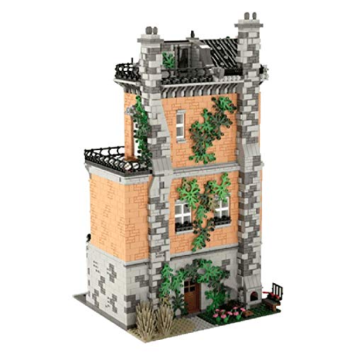 KEKRAV Altstadt Hostel Modular House Building Set, 5283 Stück Kreatives Architekturgebäude Kit, kompatibel mit Lego – Bild 3