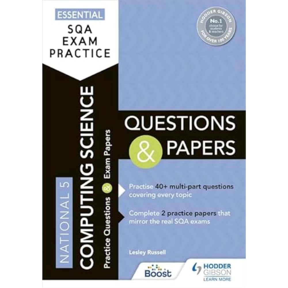 Essential SQA Exam Practice: National 5 Computing Science Questions and ...