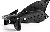 Vista 4 de Evomosa - Guardamanos para motos universales de 7/8" (22mm) para motocross (negro)
