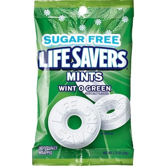 Lifesaver Mint Variety Pack of 4-2 of Each - Pep O Mint and Wint O Green - Individually Wrapped - Enjoy Anywhere and Anytime - image 2
