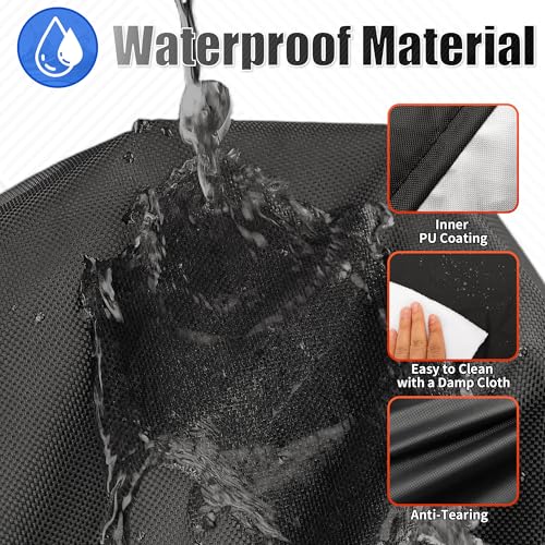 i COVER Grill Cover, 50 inch BBQ Grill Cover for Outdoor Grill, Heavy-Duty Waterproof BBQ Cover, Barbecue Gas Grill Covers for Weber, Char-Broil, Nexgrill and More - Thumbnail 5