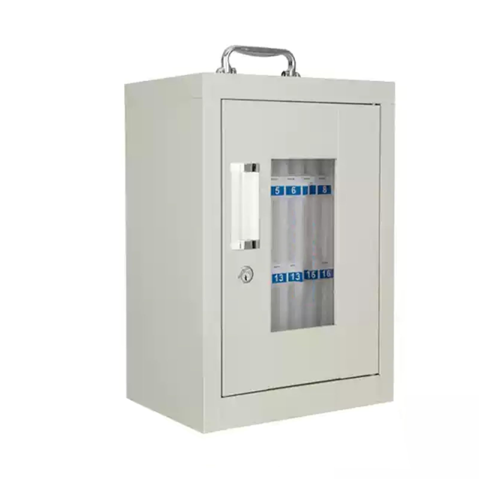 Mobile Phone Storage Cabinet Mobile Phone Steel Storage Cabinet Desktop Mobile Phone Storage Rack with Digital Numbering,Stable Structure,with Lock and Key,Suitable for School Factory Office(24 floor)