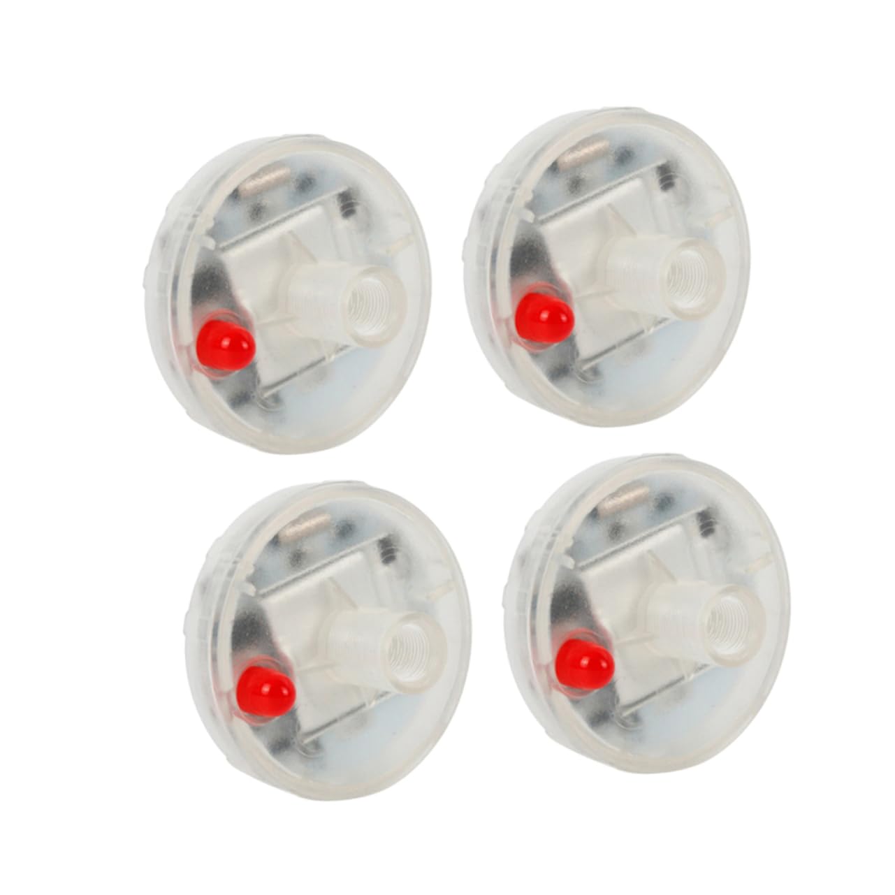 Alipis 4pcs Solar LED Tire Light Lamp Motorcycle Decorative Wheel Lights with Flash Modes Colors for Night Safety and Eye Catching Style