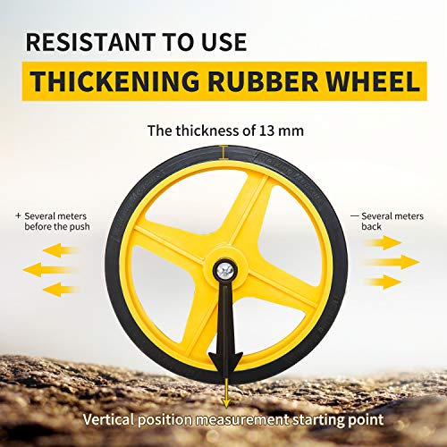 Zozen Measuring Wheel Telescopic Measure Wheel 6Inch, Distance Measuring Wheel